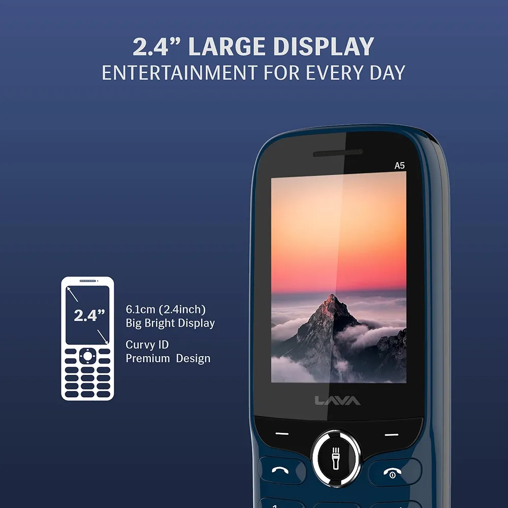 Lava A5_23). ( Super bass Earphones free) 