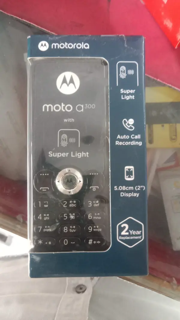 Motorola Moto A300. Mobile ( Super bass Earphones free) 