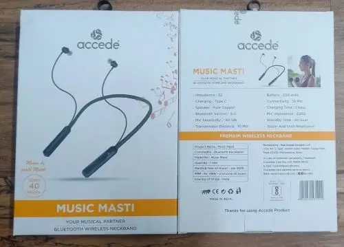   YOUR MUSICAL PARTNER  BLUETOOTH WIRELESS NECKBAND (Super bass Earphones Free) 