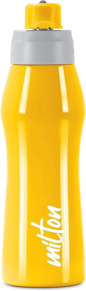 ACTIVE Stainless Steel Water Bottle, 750ml, Yellow