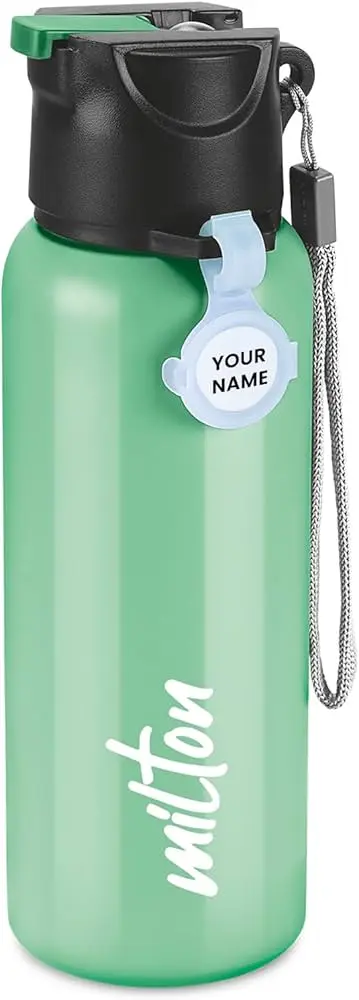 SIPSTAR - Stainless Steel Sipper Solid Green Colour Water Bottle 1000ml